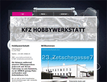 Tablet Screenshot of hobbywerkstatt.biz